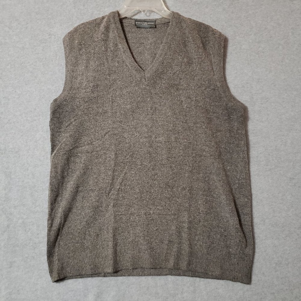Paco rabanne wool vest mens size L